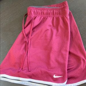 Maroon Nike shorts size M